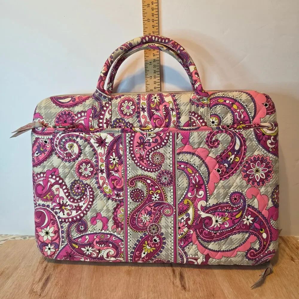 Vera Bradley quilted hard-shell laptop case 